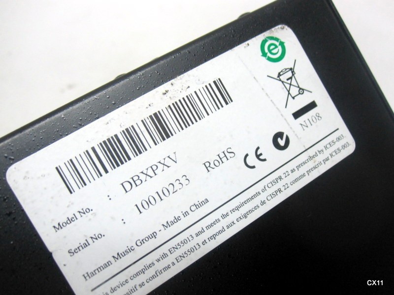 BENT, SCRATCH DBX Driverack PX DBXPXV Powered Speaker Optimizer Audio Processor