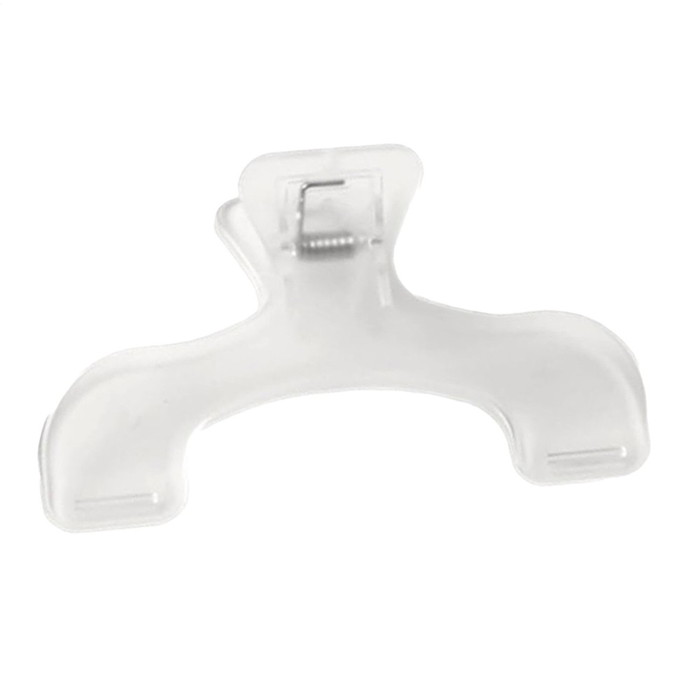 2pcs Transparent Book Clip Practical Note Clip Reading Book Marker Clip for Book