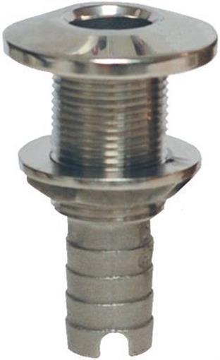Groco HTH SS Hose Thru-Hull HTH-1125-S