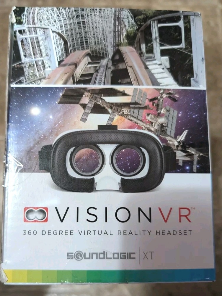 NEW VISION VR 360 DEGREE VIRTUAL REALITY HEADSET FOR iPHONE AND ANDROID DEVICES