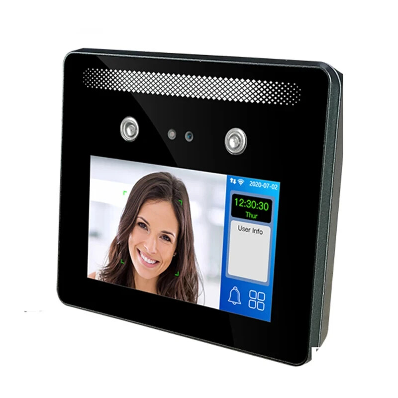 Biometric Dynamic Face Access Control 5inch Touch Screen AI Face Recognition