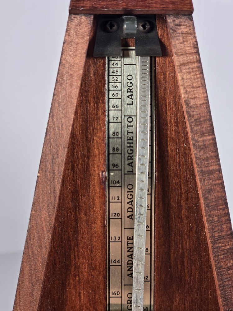 Seth Thomas Metronome Rhythm Windup Pyramid EUC