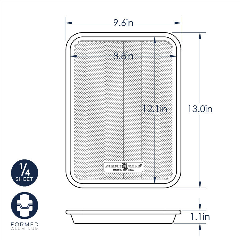 Nordic Ware Prism Quarter Sheet