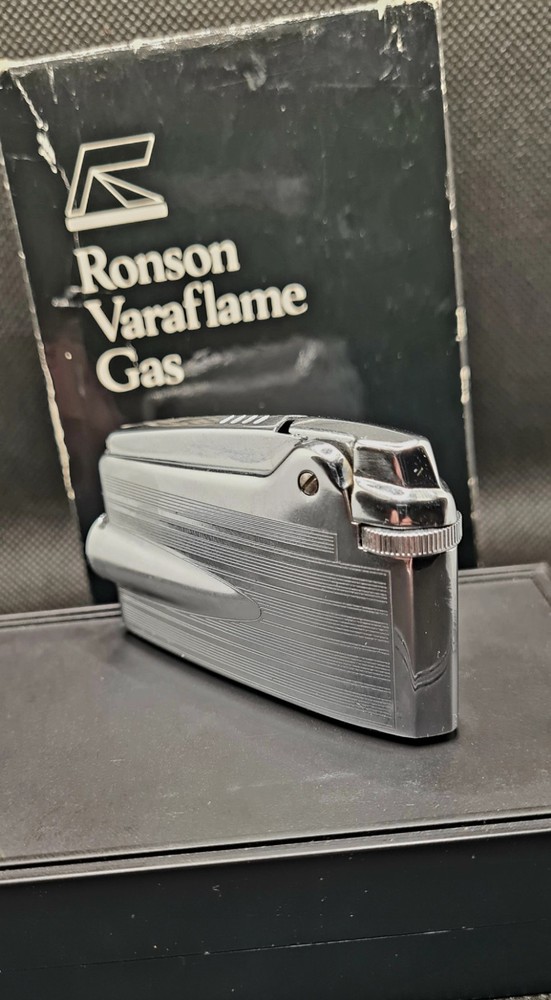 Boxed Mint Condition Ronson Varaflame & Ronson Cigarette Case Working Order