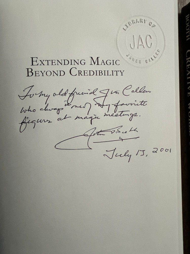 John Booth Set of 3: Dramatic Magic, Extending Magic Beyond Credibility +1 More