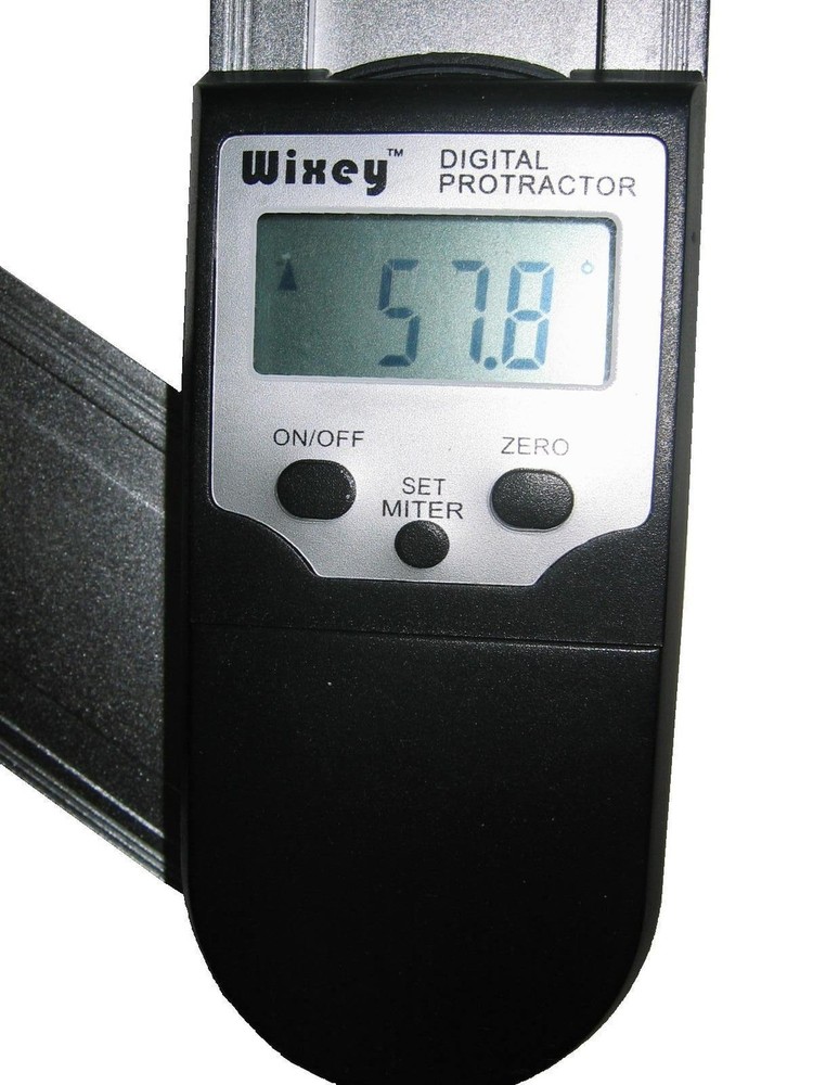 18" (457mm) Wixey Digital Protractor With Miter Function - WR418
