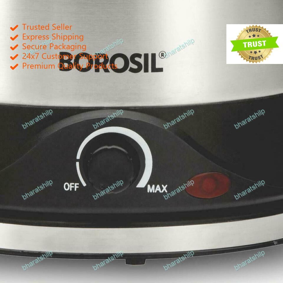 Borosil Omni 1.5 Litres Electric Kettle Silver Color Best Kitchen Appliances