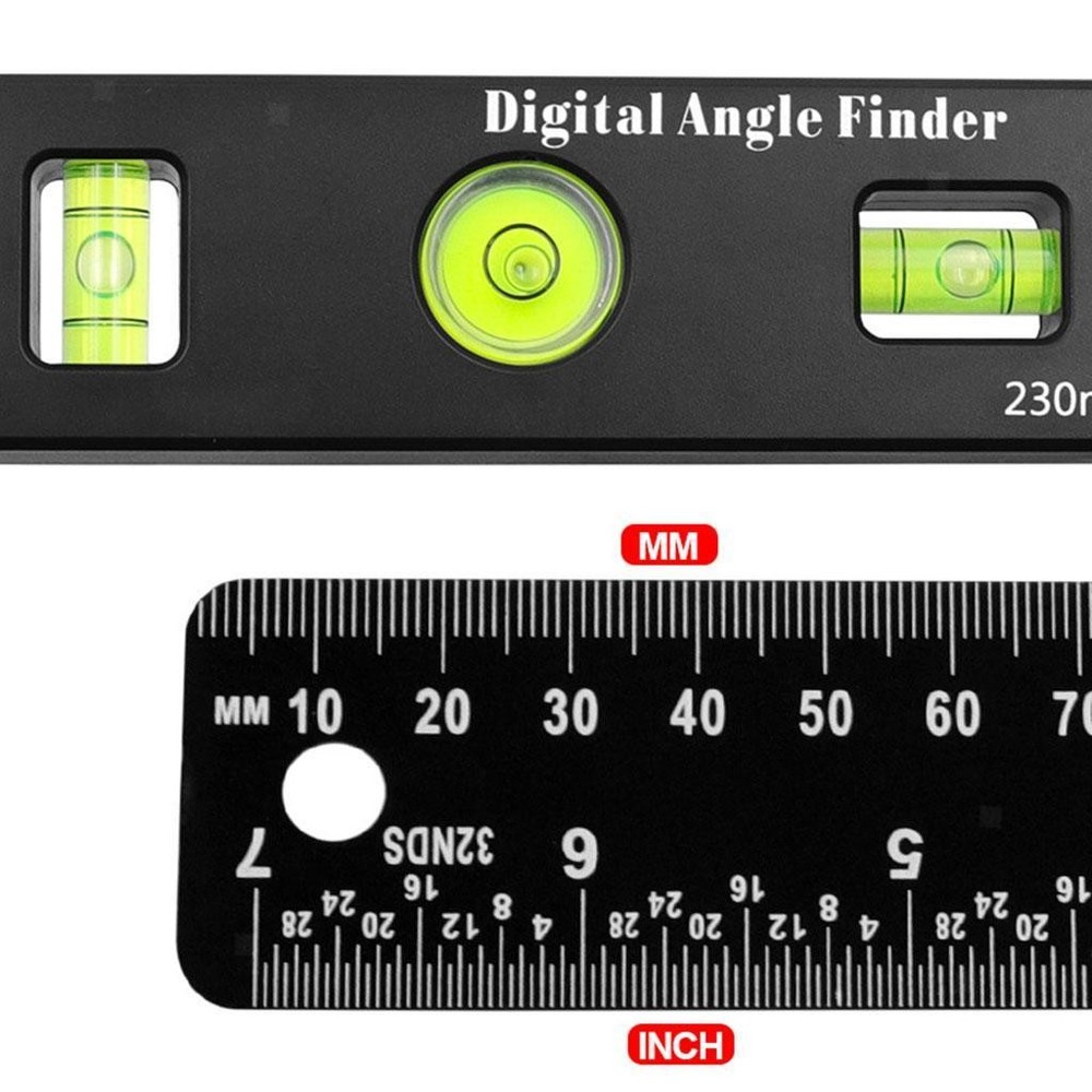 Digital Angle Finder Protractor 4 in 1 Layout Tools Practical Straightedge