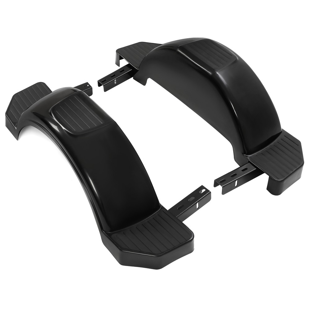 SET OF 2 (TWO) SINGLE AXLE TRAILER FENDERS FOR 13" WHEELS TIRES SKIRT BOAT