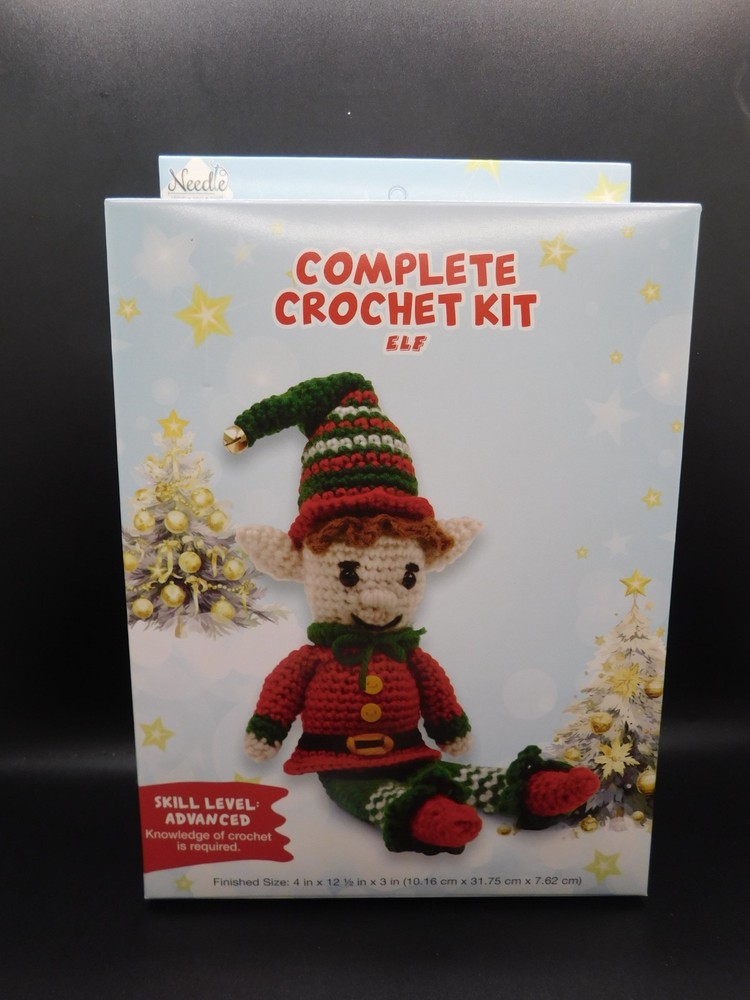 Needle creations Complete crochet kit Elf skill level Advanced