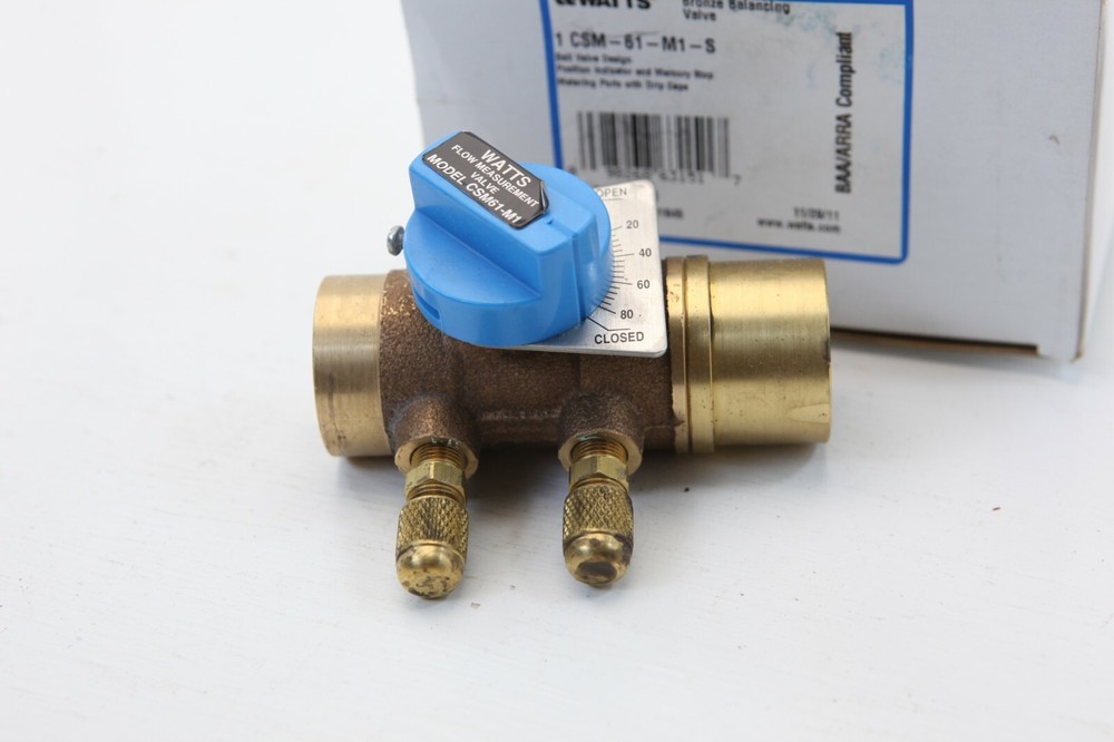 Watts Bronze Balancing Valve with Position Indicator 1" CSM-61-M1 0856739