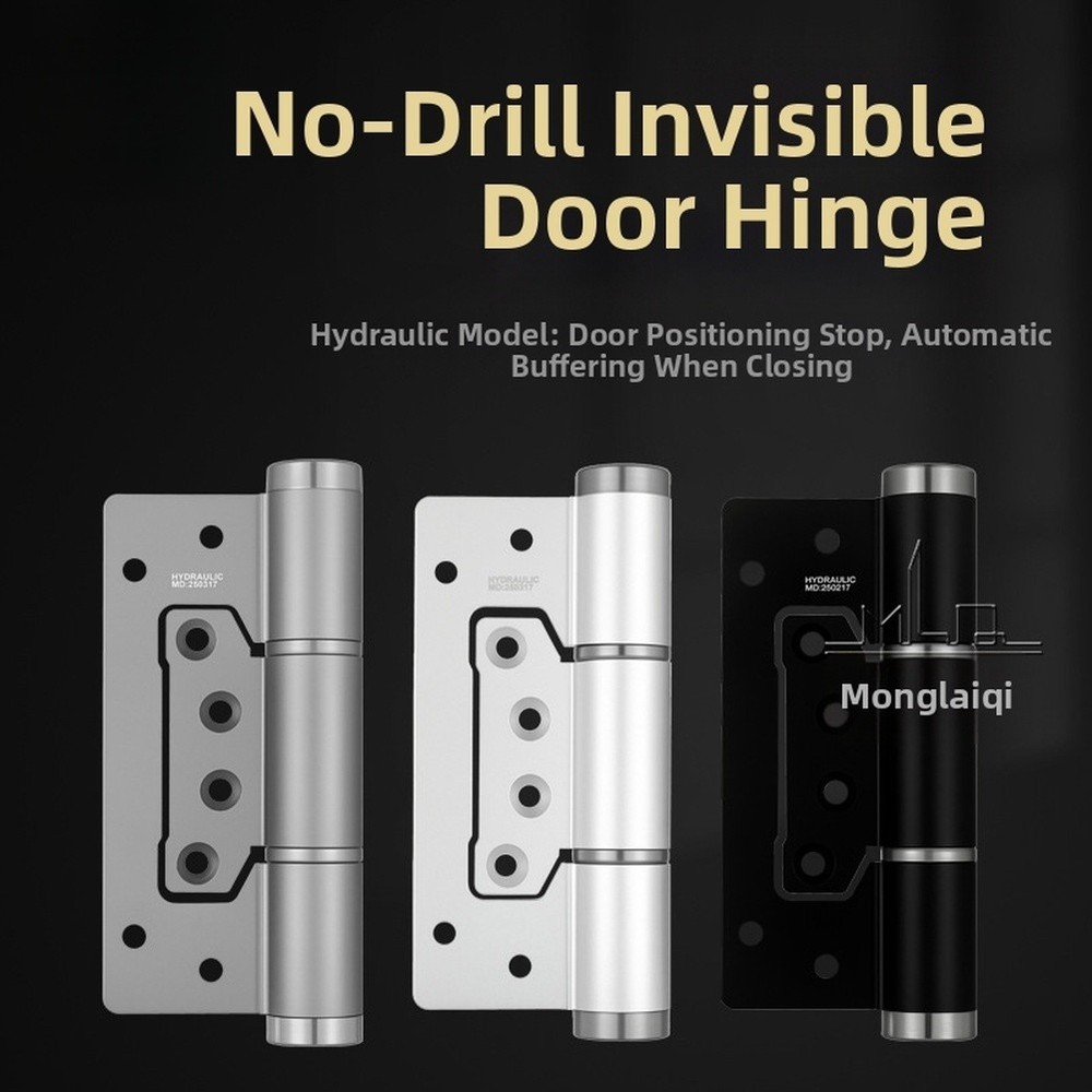 5 Inch Hydraulic Buffer Hinge for Wood Doors Self Closing Spring Hinge
