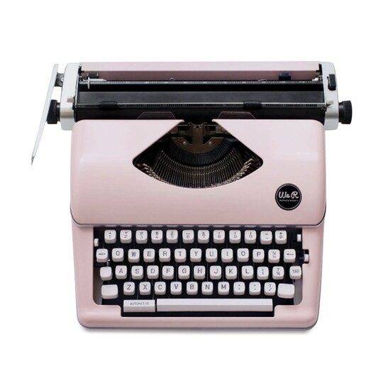 We R Memory Keepers Pink Typecast Retro Manual Typewriter Ships FAST & SAFE