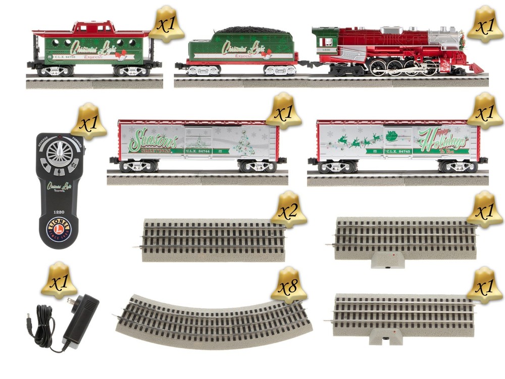 Lionel 2123100 Christmas Light Express Light Upgraded