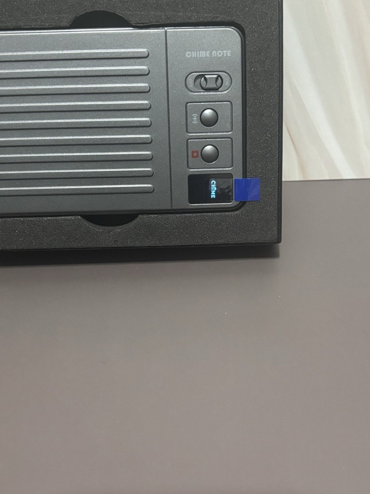 Al Voice Recorder Chime Note Transcribe & Summarize w/ ChatGPT Open Box