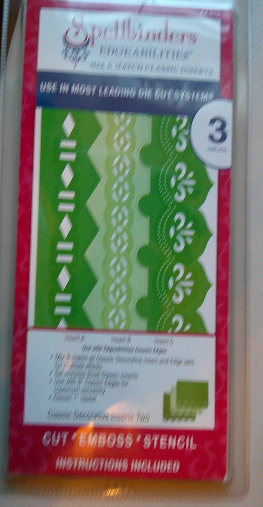SPELLBINDERS EDGEABILITIES E8-010 Classic Decorative Inserts Two