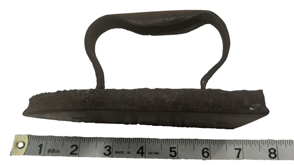 Antique Cast Iron Primitive Iron Wrought Iron Ironing Tool Fire Pit Iron OLD