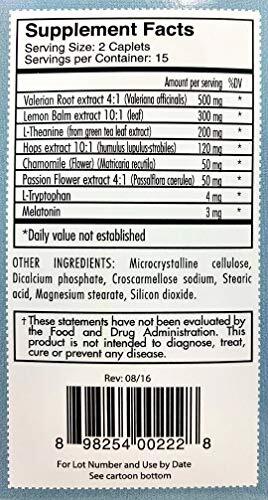 Serenitas Natural Sleep Aid Solution 30 Caplets