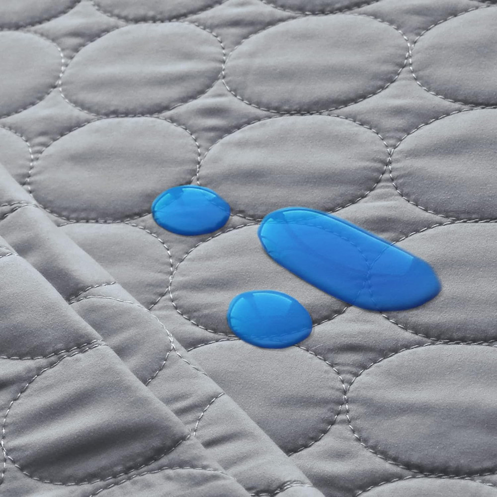 Pack and Play Sheets Fitted Quilted Waterproof Protector, 2 Pack Playard Mattres