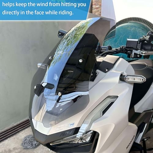 Motorcycle ADV160 Windshield Flyscreen Windscreen Wind Defelctor Front Clear