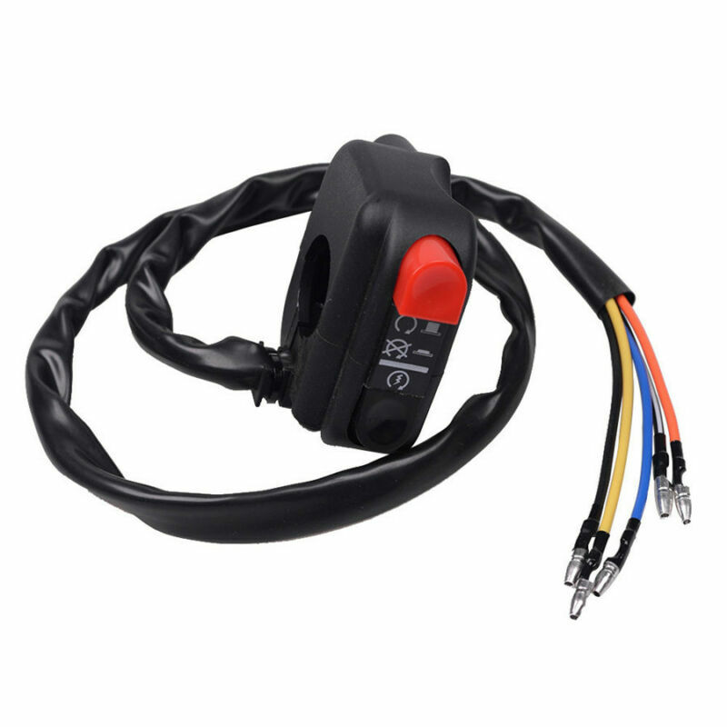 22mm Motorcycle Bar Ignition Switch On Off Starter Engine Start Kill Push Button