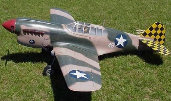 Plans for P40 Warhawk 60 inch wing.
