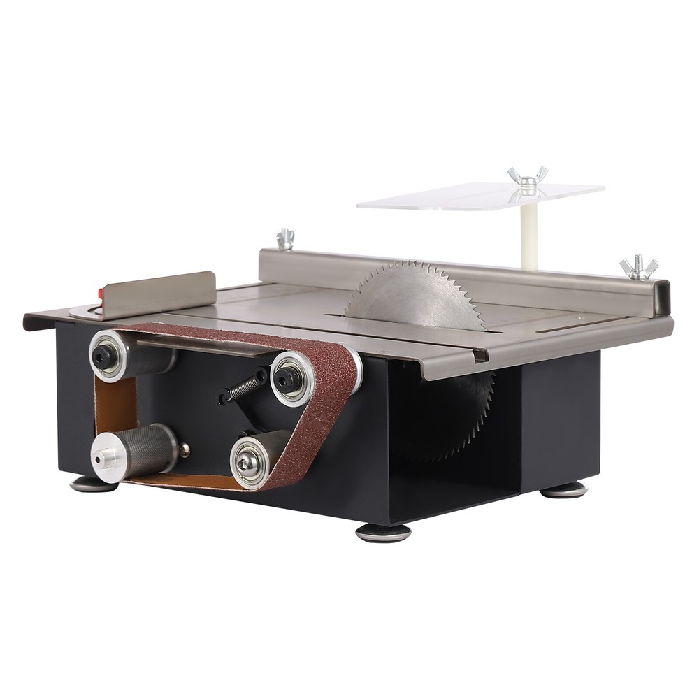 Mini Electric Table Saw Bench Circular Blade Woodworking Cutting Tool Machine US