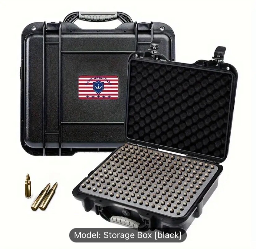 Waterproof hard Ammo Case - 200 Rounds 308win Locking Storage Box