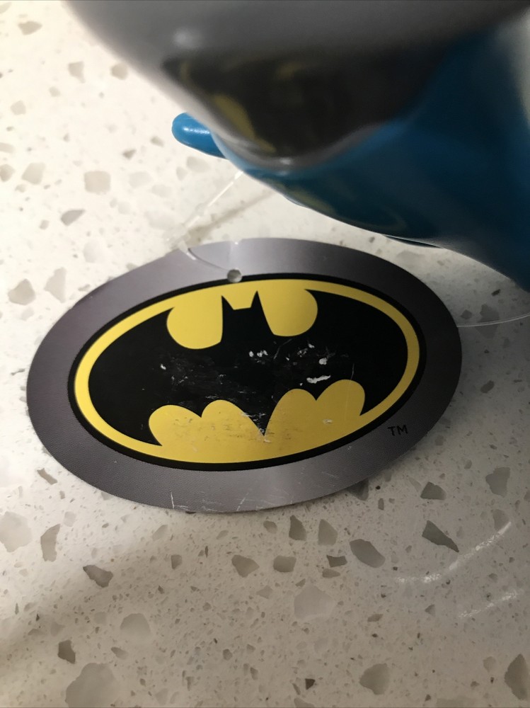 DC Comics Batman Plastic Watering Can Blue Cape New With Tag