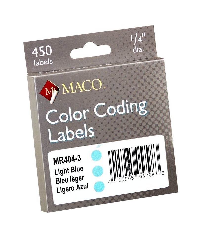 Maco Color Coding Label (MR404-11) dark blue