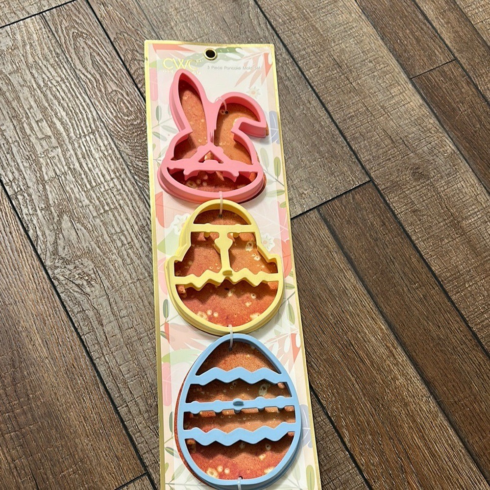 Easter Cookie Cutter Set - Pink, Yellow, Blue