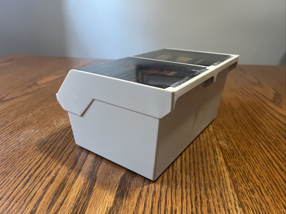 Disk case with 74 3 and a half inch disks