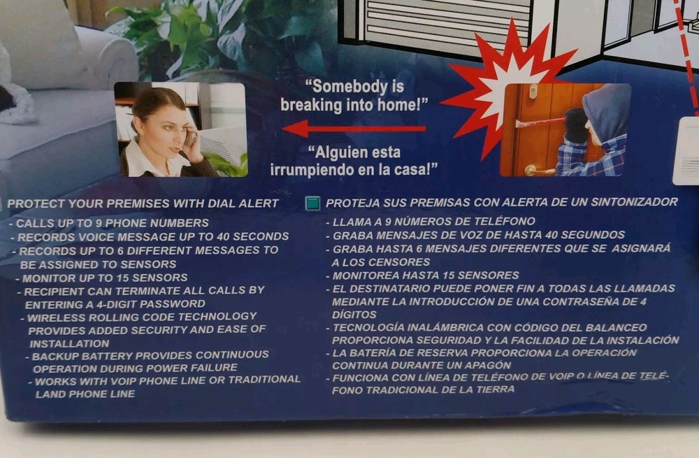 SKYLINK Wireless Emergency Dialer, wireless security system AD-105