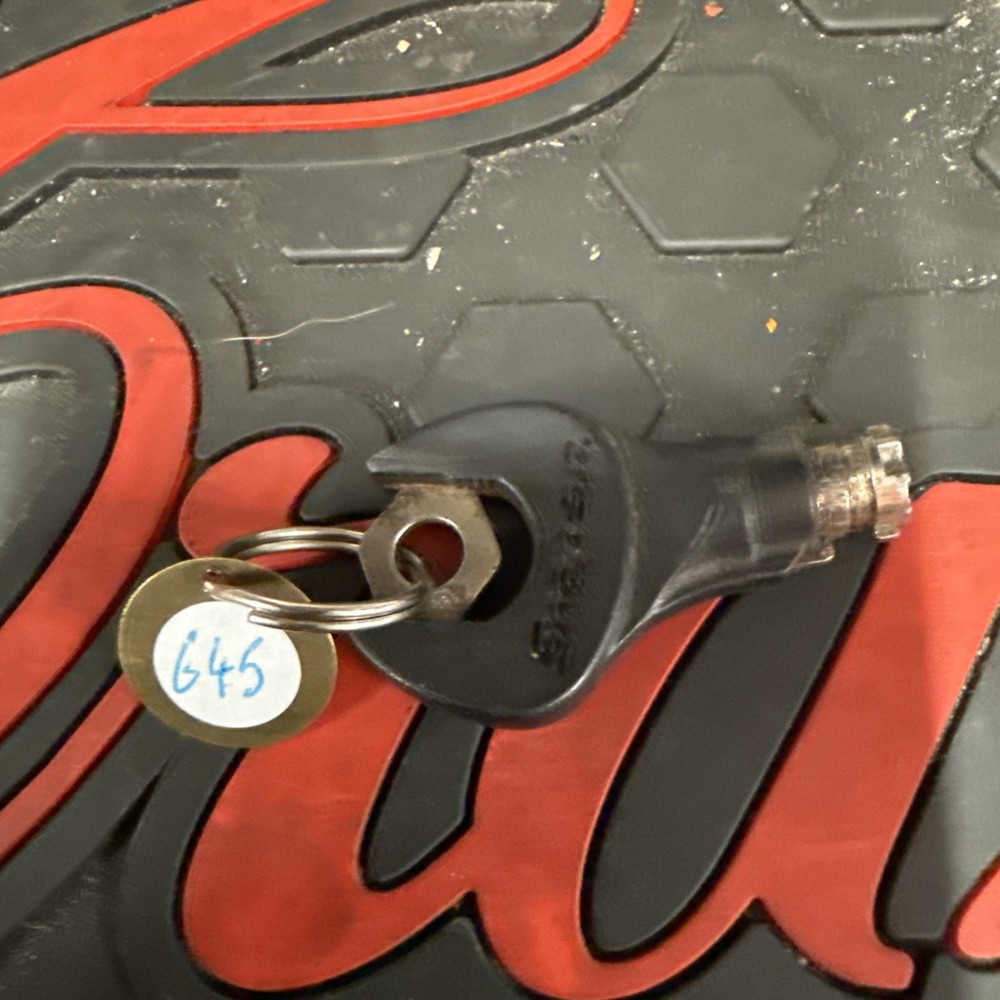 Snap-On Tools Tool Box Tool Storage Key K645