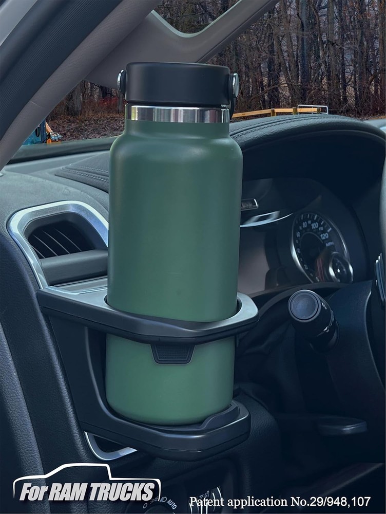 AZUTO RAM Trucks Cup Holder, Drink Folder Beverage Console Black