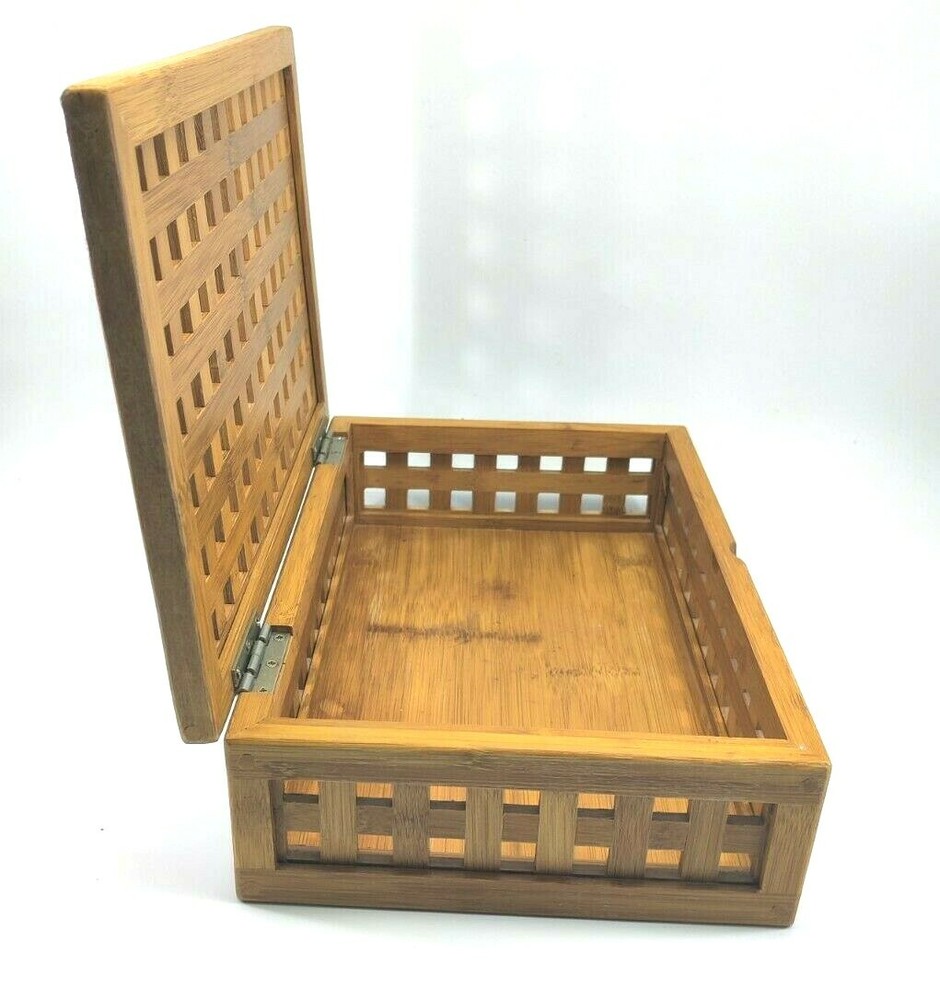 Wooden Box Cutout Square Pattern READ!!!