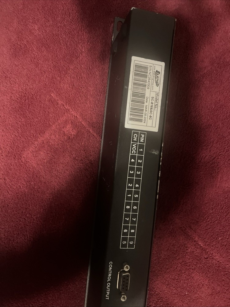 Elation SC 816 Rack Mount Lighting Control System (1U)