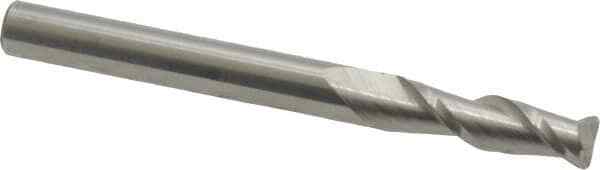 Accupro 3/16" Diam 2 Flute Single End Solid Carbide 0.03" Corner Radius End M...