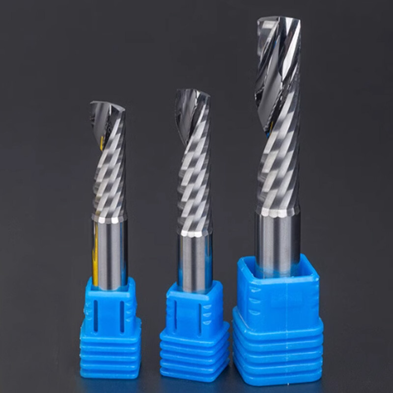 5A Single Flute End Mill Solid Carbide Spiral Router Bit Milling Cutter Bit CNC