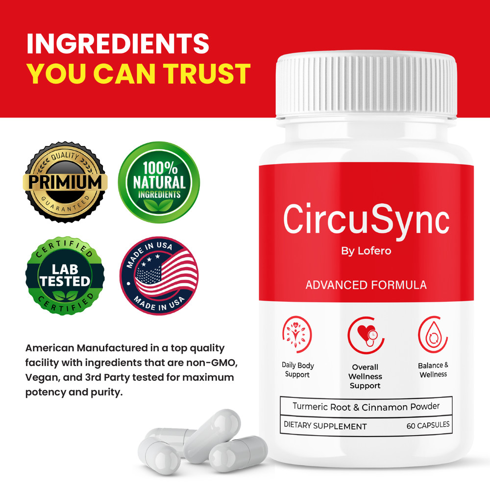 (2 Pack) CircuSync Advanced Blood Support Formula Supplement Circu Sync (120ct)