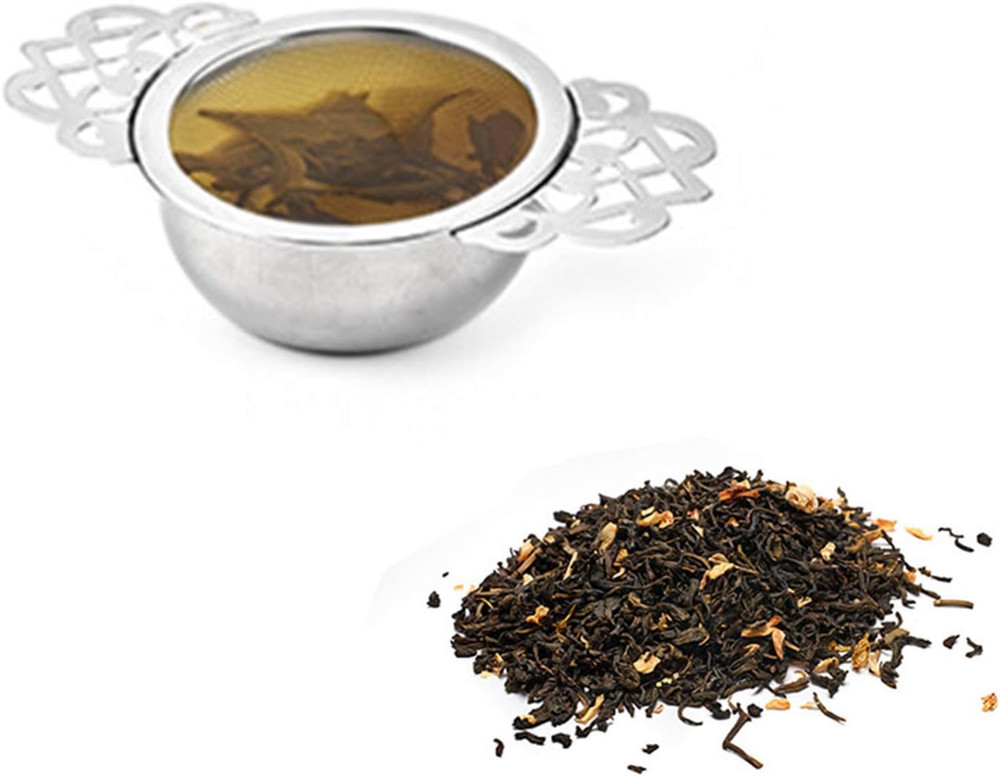 2 Pack Tea Strainer Stainless Steel Mesh Tea Infuser Loose Leaf Tea Filter with