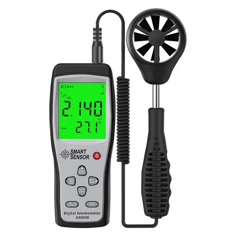 AS8336/AS8556 Impeller Type Anemometer High Precision Anemometer Wind Meter