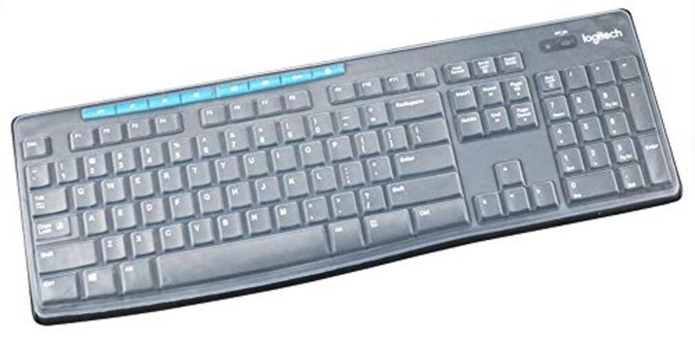 Ultra Thin Desktop PC Silicone Clear Keyboard Cover Skin Protector Transparent