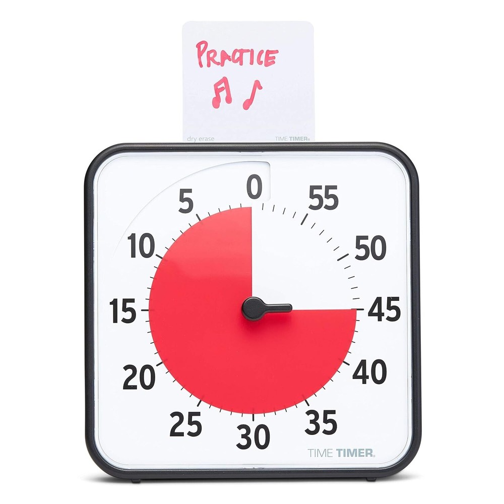Special Needs Friendly Visual Timer – 8-Inch Countdown Clock with Alert Option