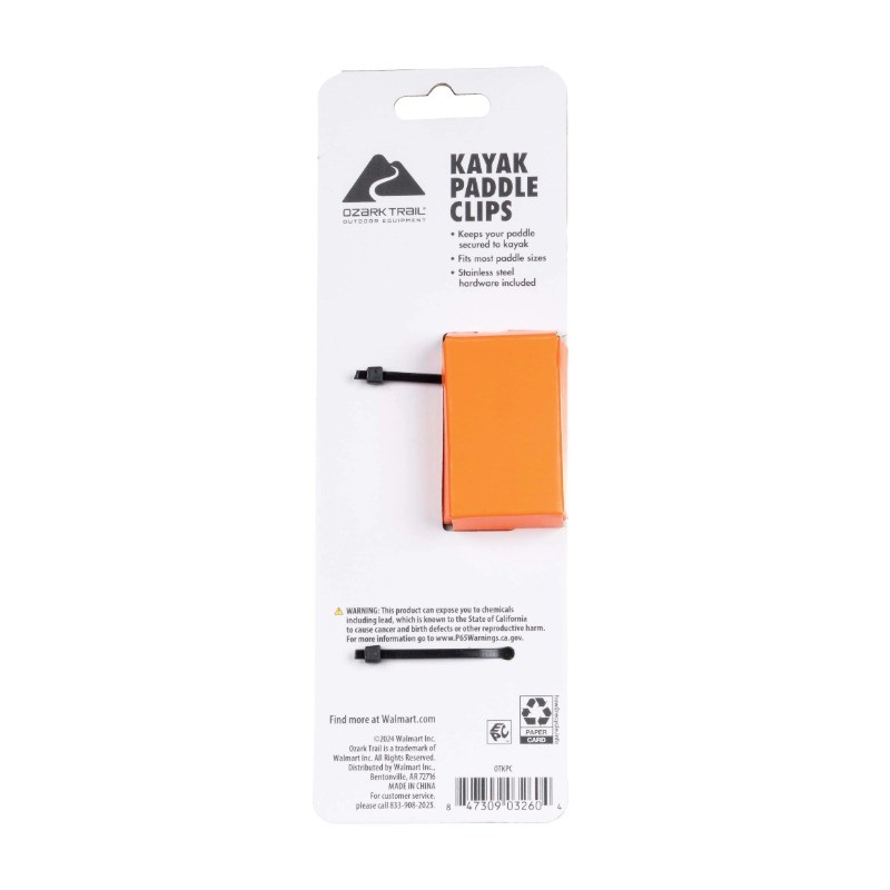 (2 pack) Ozark Trail Kayake Paddle Holder