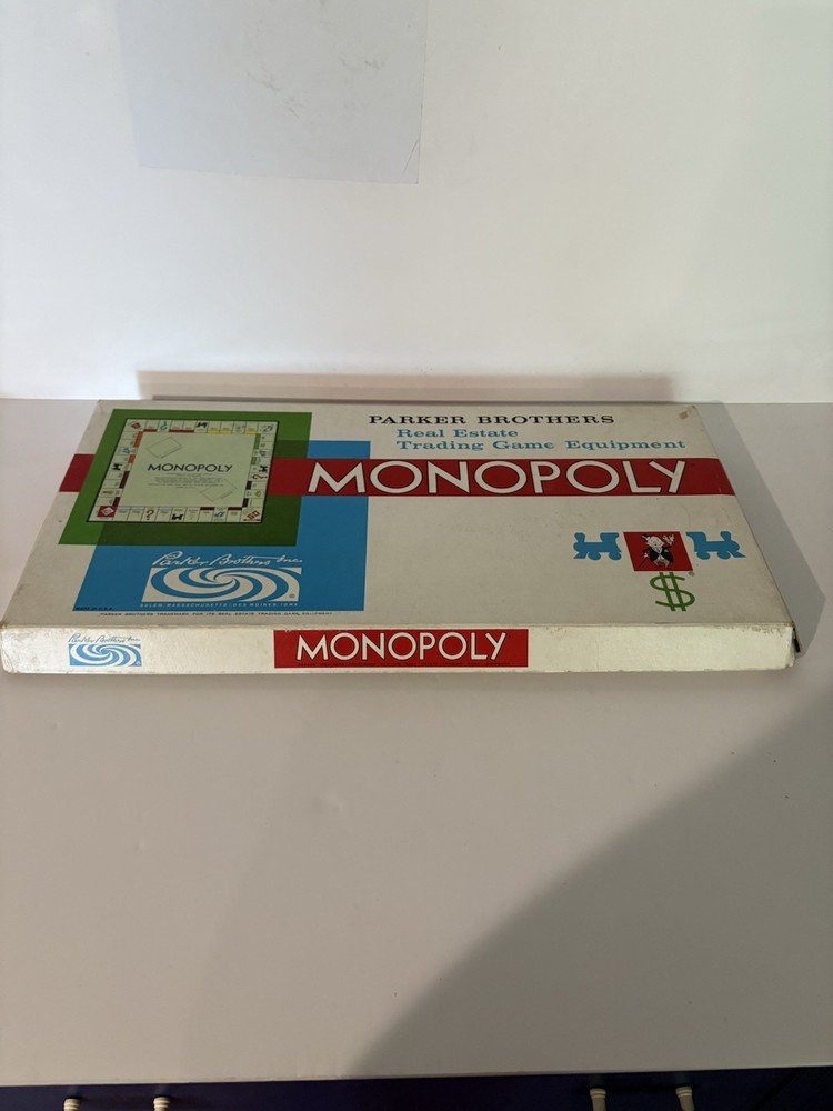 Vintage 1961 Monopoly Board Game Complete