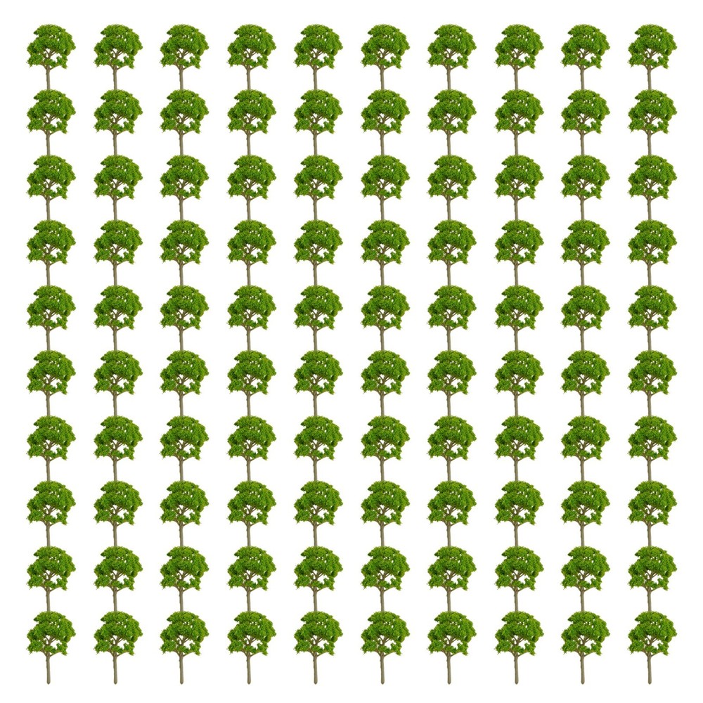10Pcs 9cm HO OO Scale Model Trees Train Railroad Layout Diorama Scenery
