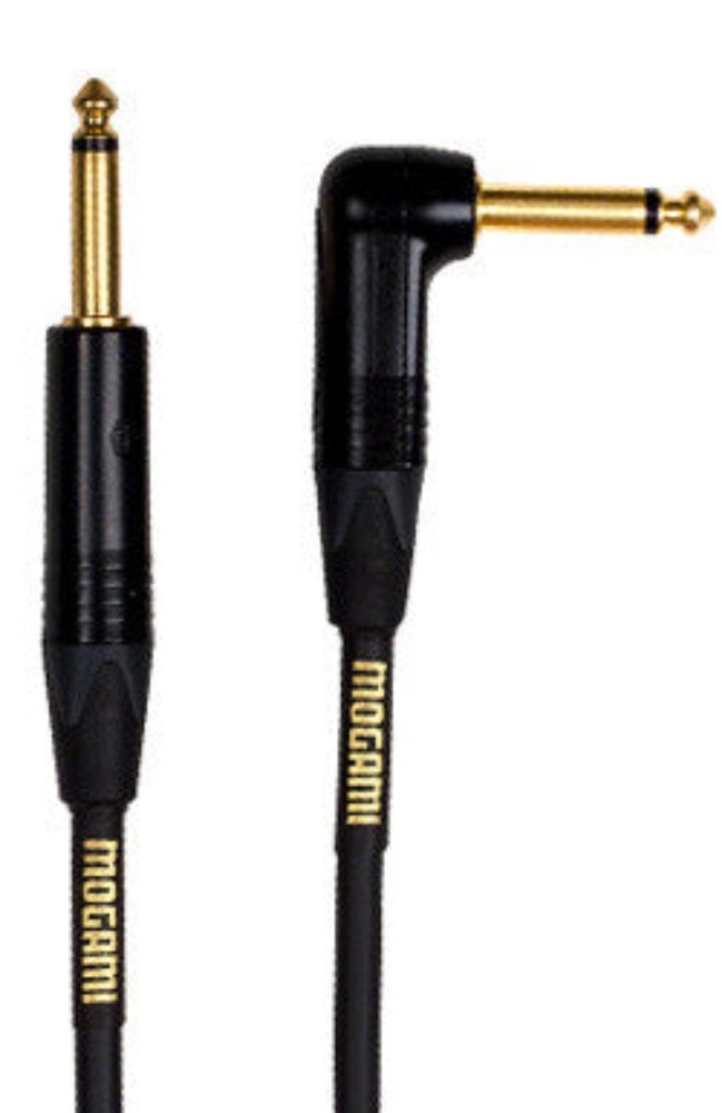 Used Mogami Gold Instrument Cable 6' Right Angle
