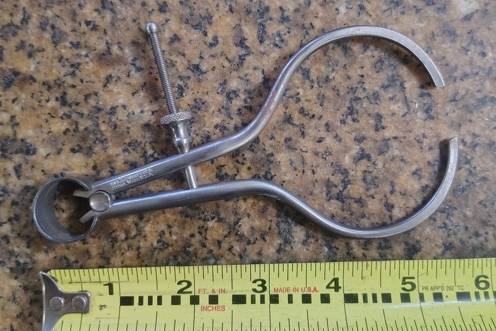 🗽VINTAGE STARRETT 5" OD CALIPER