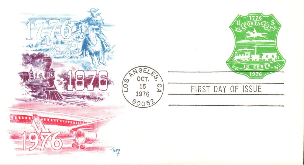 #U582 Bicentennial Envelope Marg FDC (0331976U582001)